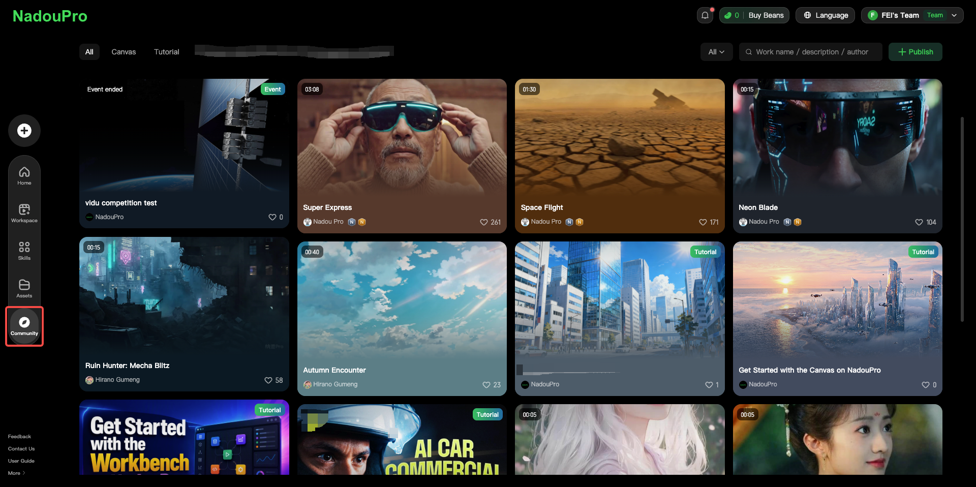 واجهة دليل استخدام NadouPro